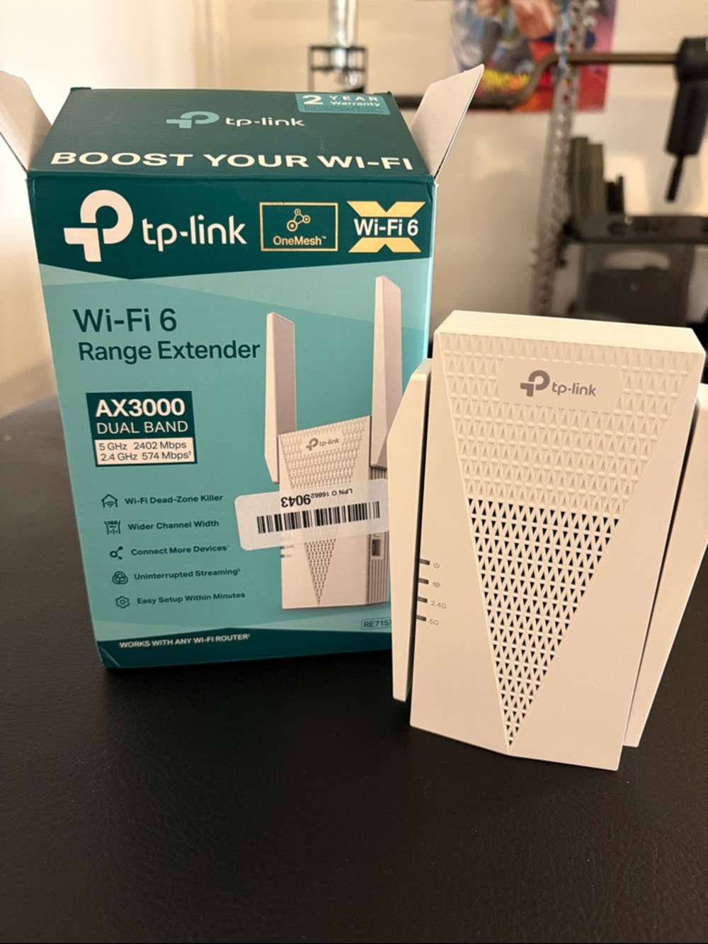 TP-Link RE715X Wi-Fi 6 Range Extender